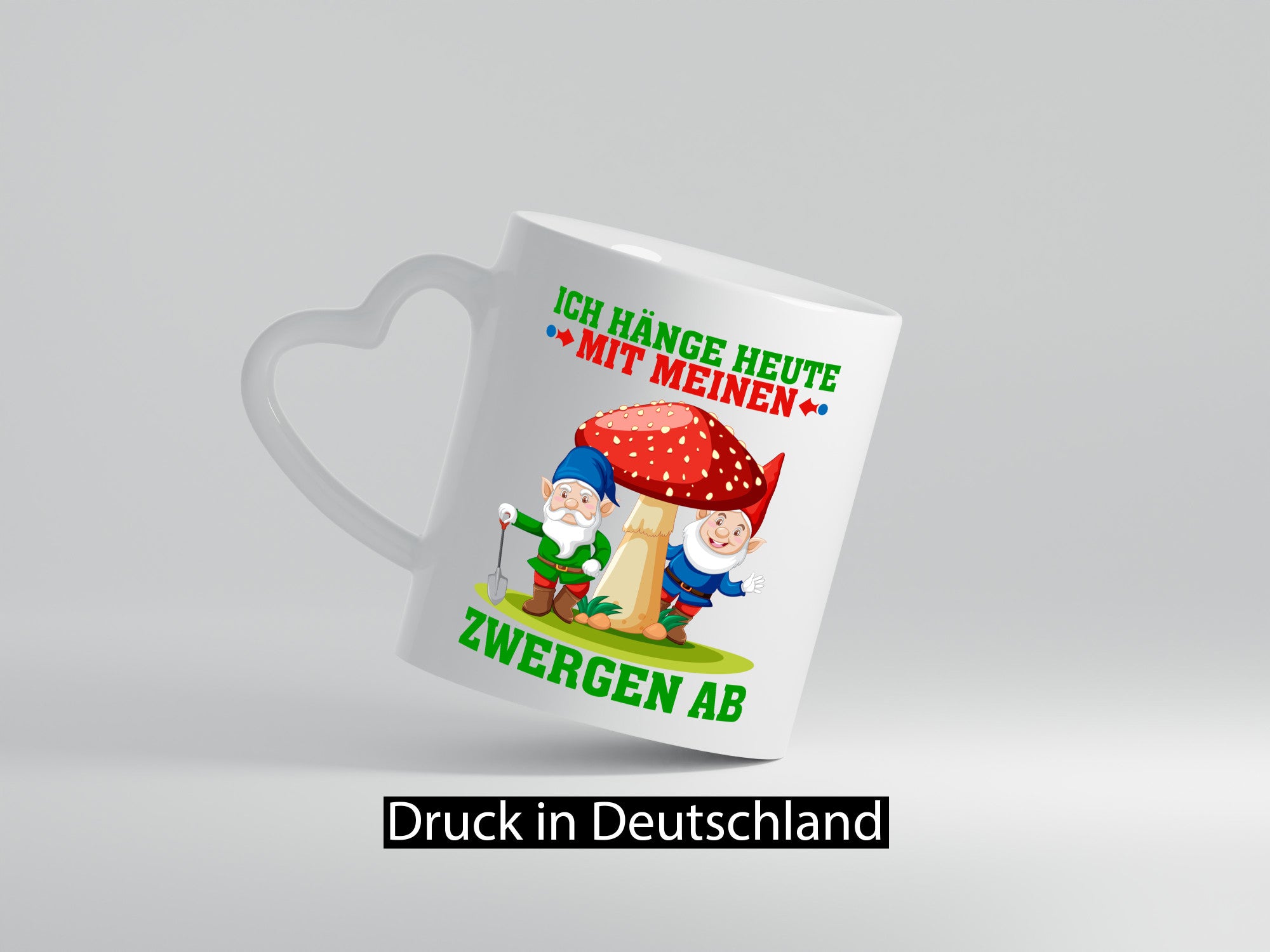 Hänge mit meinen Zwergen ab | Gartenzwerg Geschenk Humor Geschenkidee lustiger