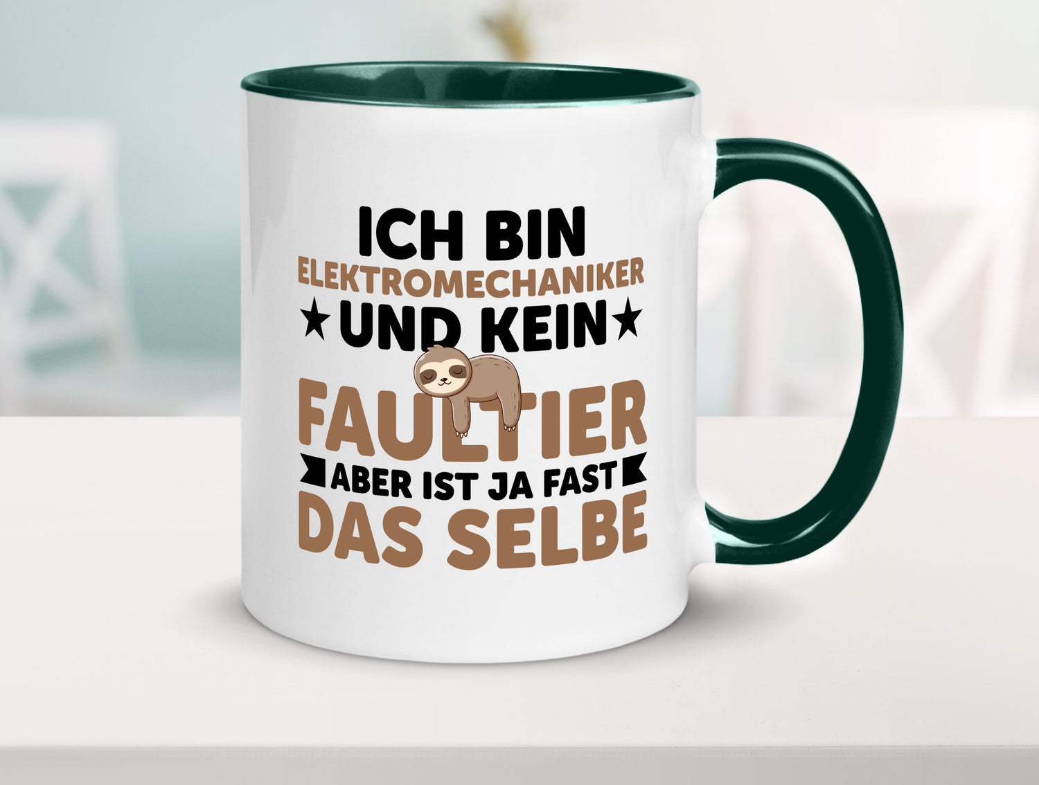 Ich bin kein Faultier: Elektromechaniker | Mechaniker Geschenkidee