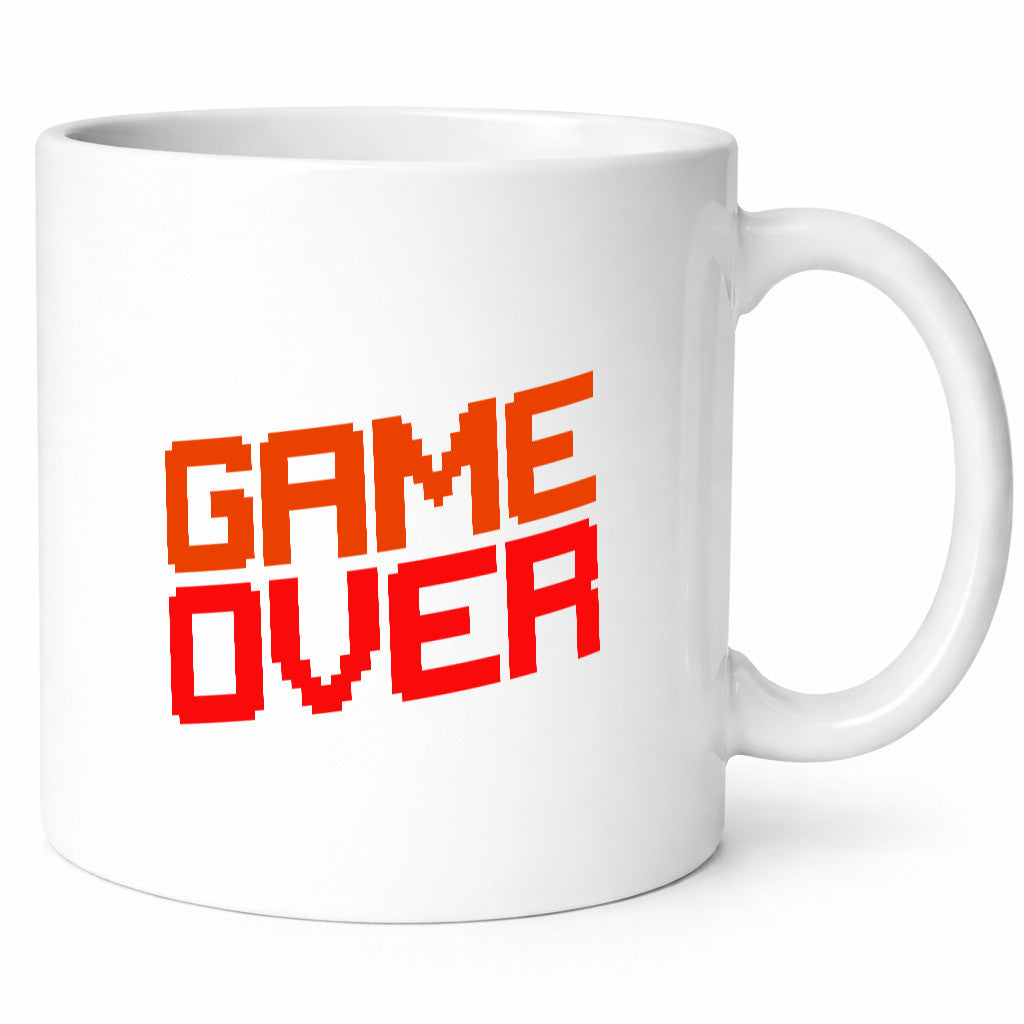 Game Over | Gamer Zocker Retro PC Nerd Pixel Geschenkidee Humor Tasse