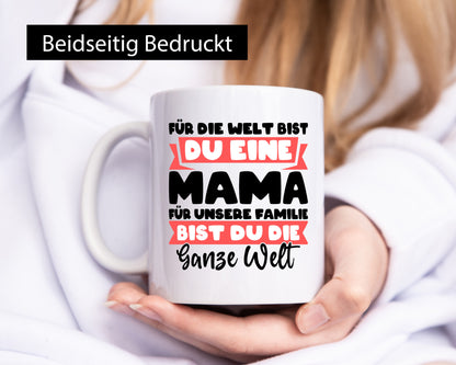 Beste mama der Welt vl5 lustig Familie Geschenkidee Geschenk Tasse