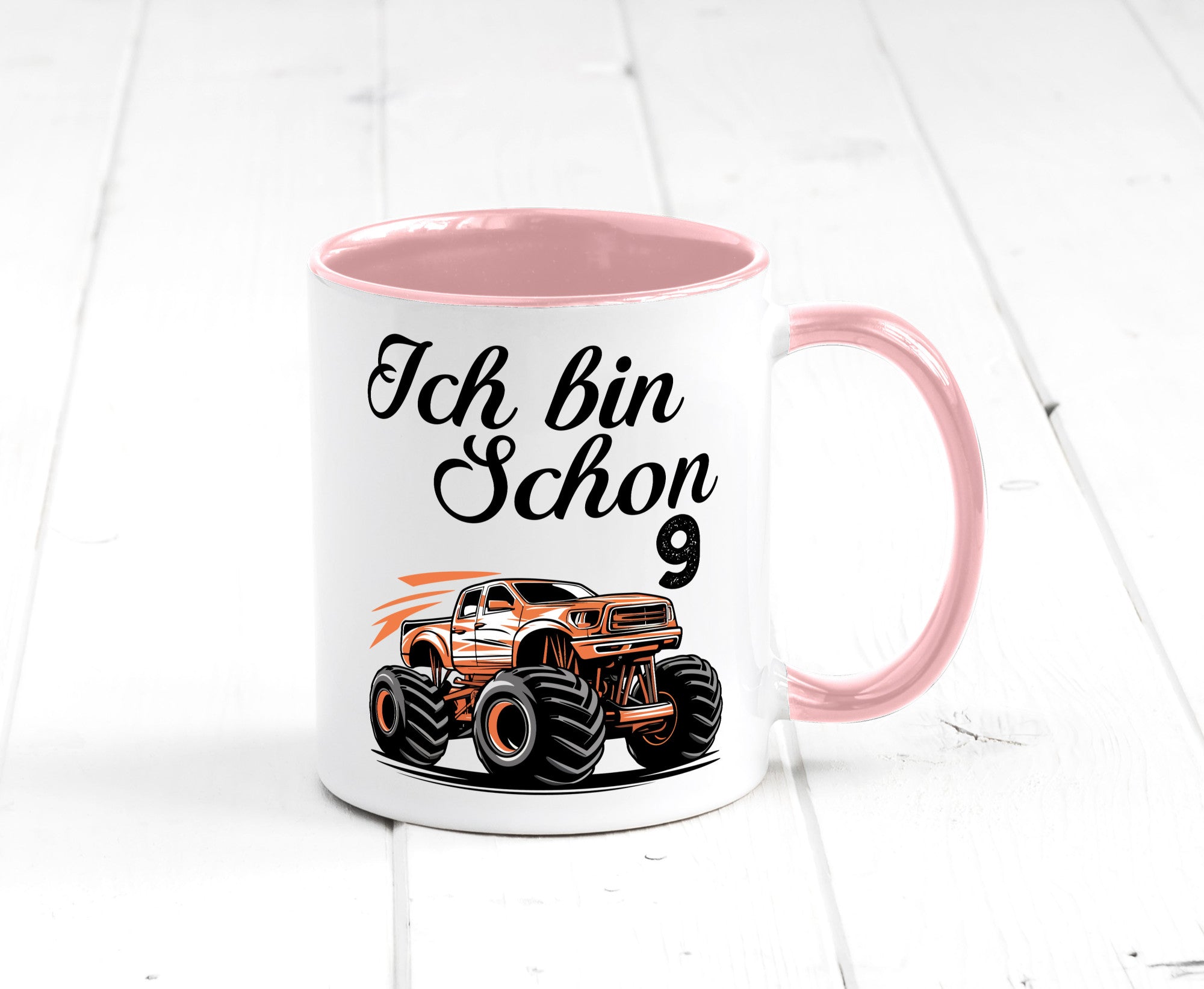 9. Geburtstag | Monster truck 9 Jahre lustiger Spruch Geschenk Geschenkidee