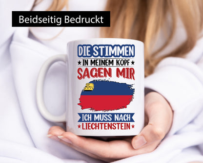 Liechtenstein | Urlaub Stimmen in meinem Kopf Traumland Geschenk Humor