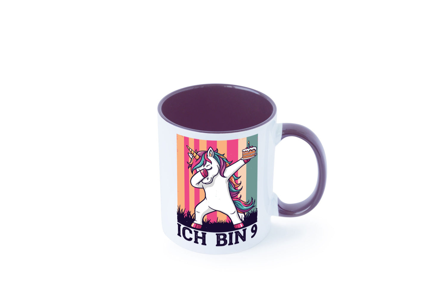 9 Geburtstag | Einhorn Damping Mädchen Humor Geschenkidee Tasse