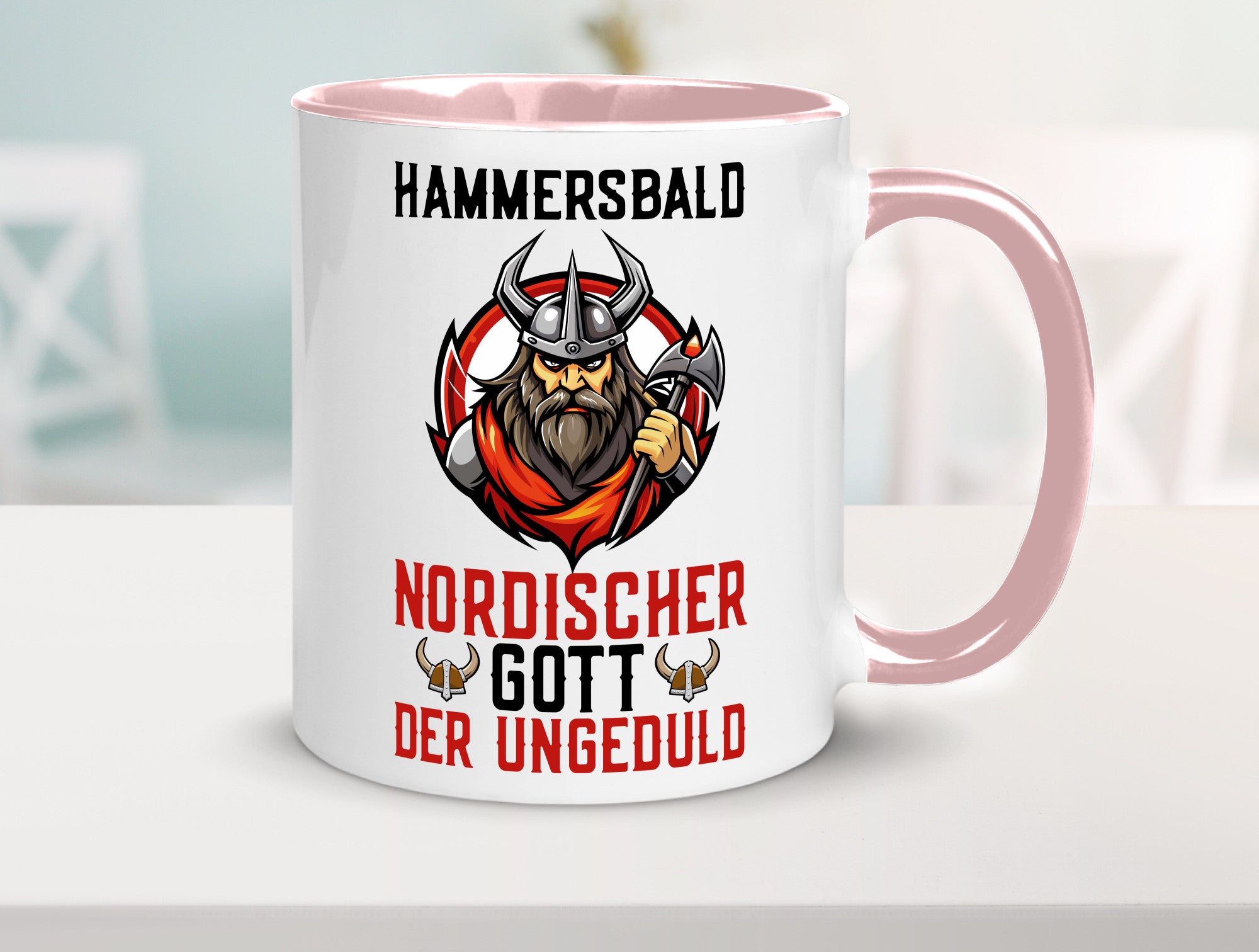 Hammersbald Nordischer Gott der ungeduld Humor Geschenkidee Tasse