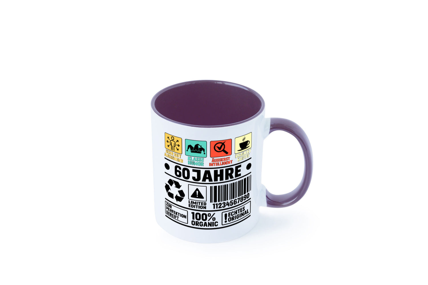 60. Geburtstag | 60 Jahre Humor Limited Edition Geschenkidee Tasse