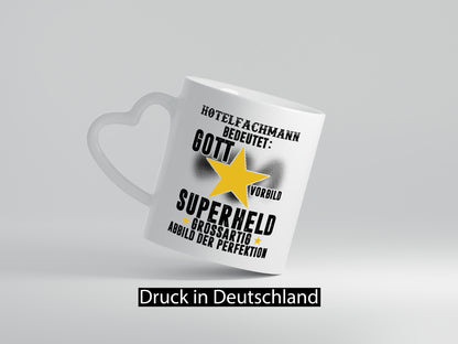 Bedeutung von Hotelfachmann |Hotel Geschenkidee Humor Tasse