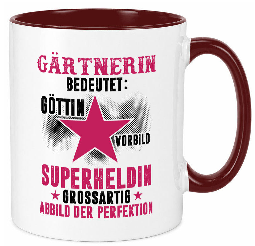 Bedeutung von Gärtnerin | Gartenbau lustiger Spruch Geschenk Humor Geschenkidee Tasse