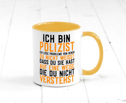 Ich bin Polizist | Polizei Beruf Job lustiger Spruch Geschenk Arbeit Kollegen
