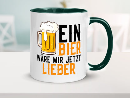Ein Bier wäre mir jetzt lieber | Kollegen lustiger Spruch Geschenk Arbeit Büro