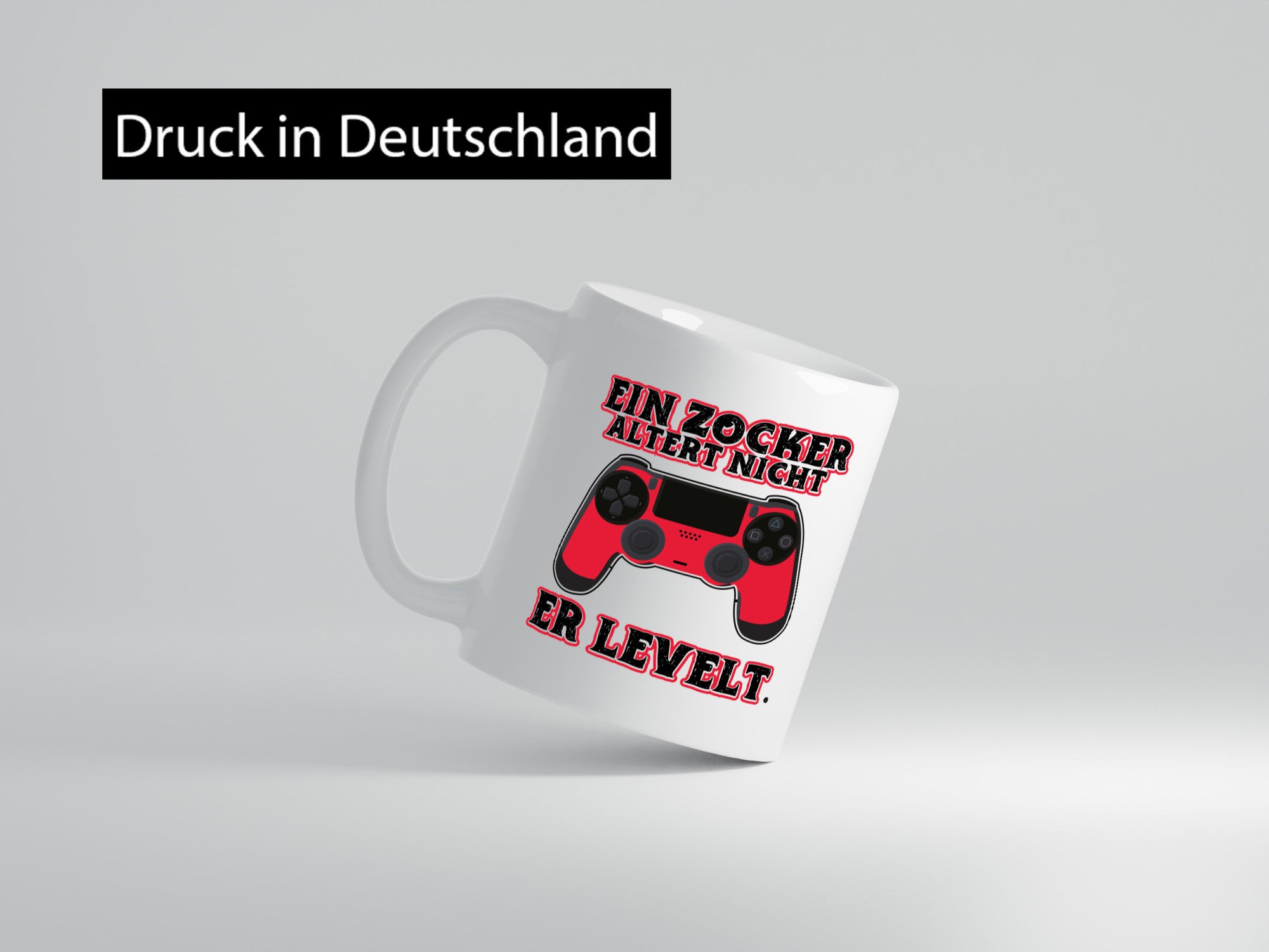 Zocker altern nicht Geschenk Humor Geschenkidee lustiger Spruch Tasse