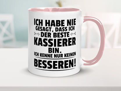 Der Beste Kassierer Geschenk Humor Geschenkidee lustiger Spruch Tasse