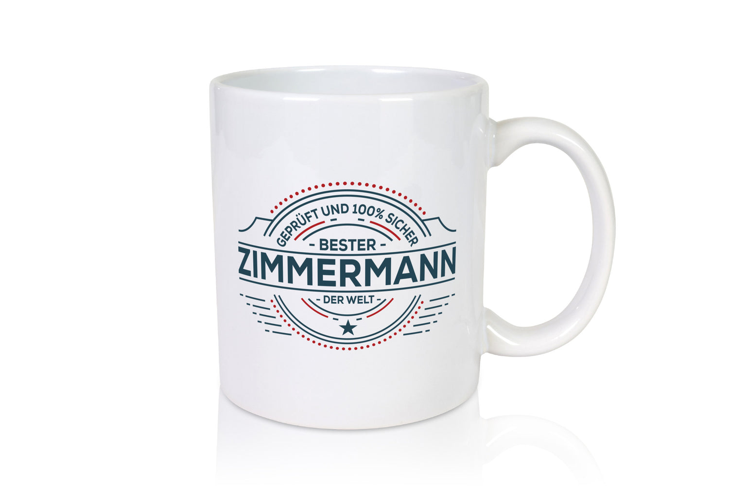 Geprüft und sicher: Zimmermann | Handwerker Holzbau Geschenk Humor Geschenkidee