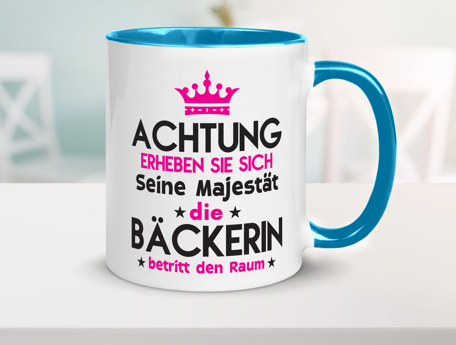 Seine Majestät Bäckerin | Bäckerei Frauen Backen Humor Geschenkidee Tasse