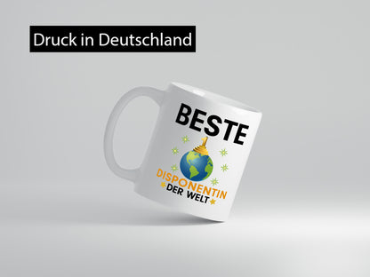 Welt Beste Disponentin | Zuteilerin lustig Humor Geschenkidee Geschenk Tasse