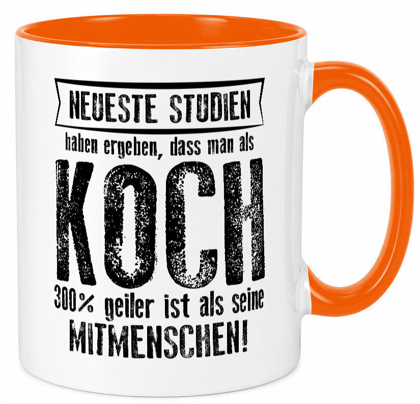 Neuste Studien: Koch | Chefkoch Humor Arbeit Kollegen Büro Geschenkidee Tasse
