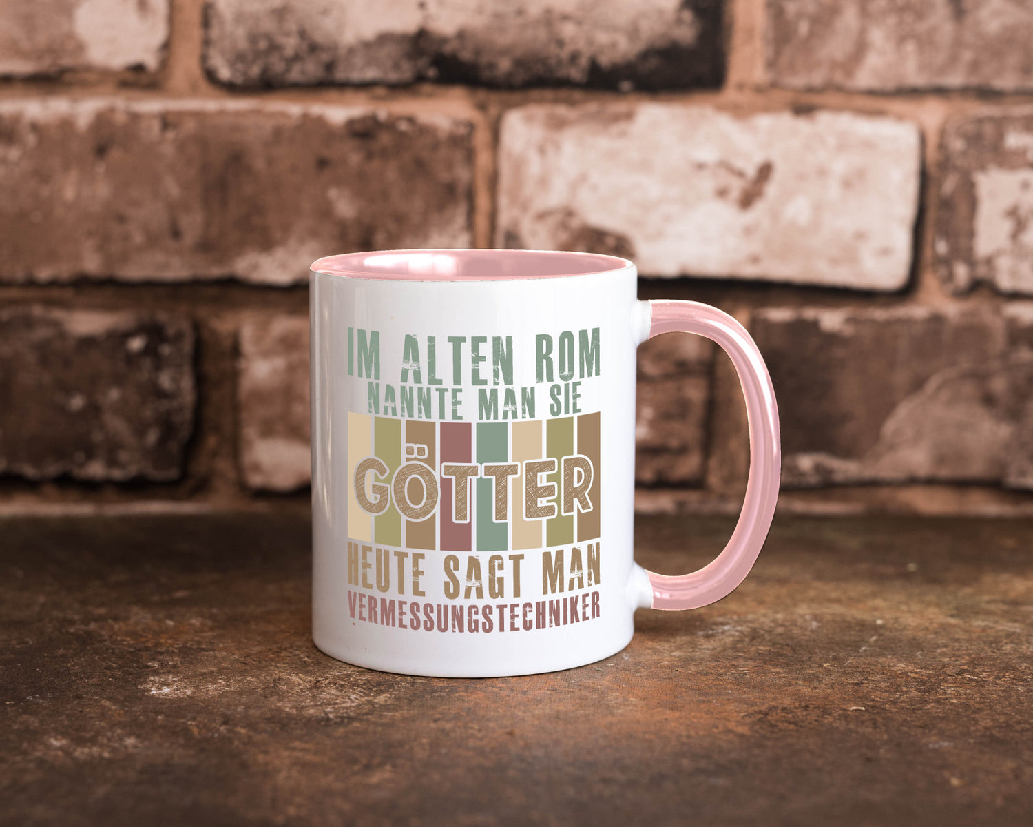 Heute sagt man: Vermessungstechniker | Techniker Geschenkidee Humor Tasse