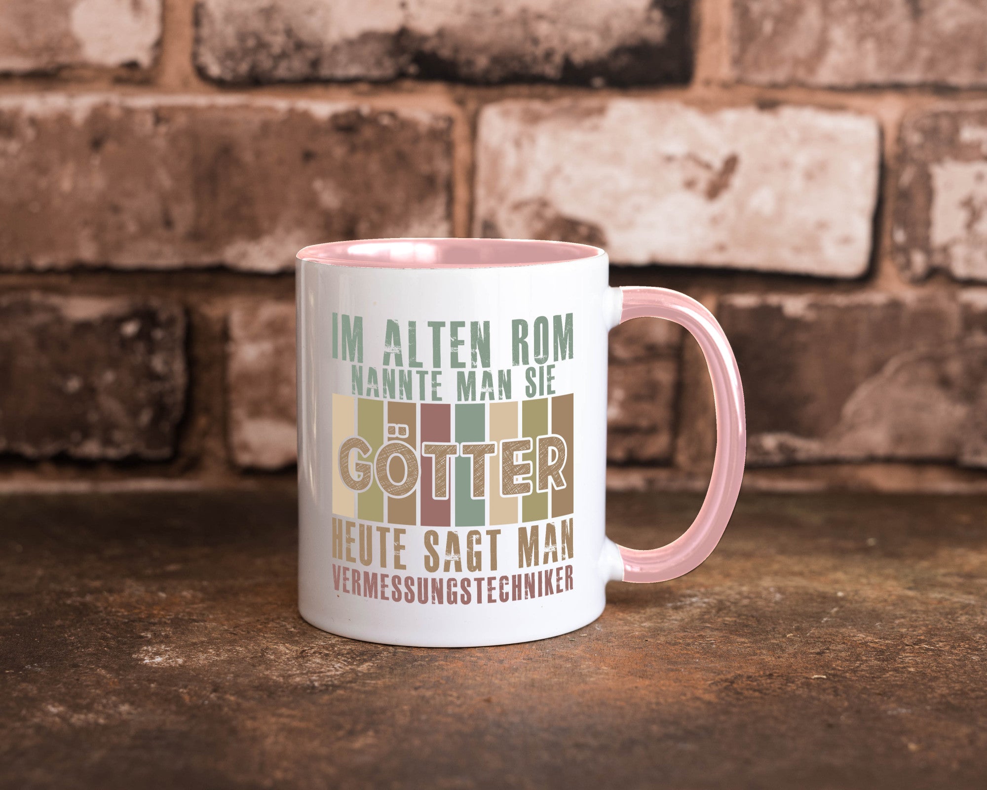 Heute sagt man: Vermessungstechniker | Techniker Geschenkidee Humor Tasse
