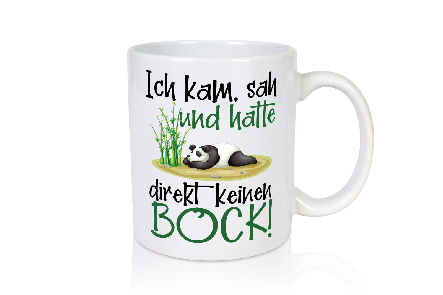 Ich habe kein Bock v2 Geschenk Humor Geschenkidee lustiger Spruch Tasse