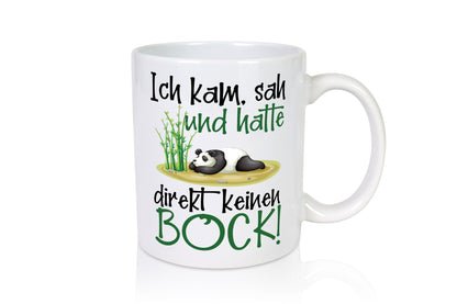 Ich habe kein Bock v2 Geschenk Humor Geschenkidee lustiger Spruch Tasse