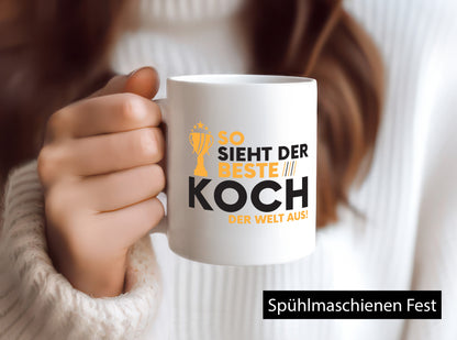 Der Weltbeste Koch | Chefkoch Humor Arbeit Kollegen Büro Geschenkidee Tasse