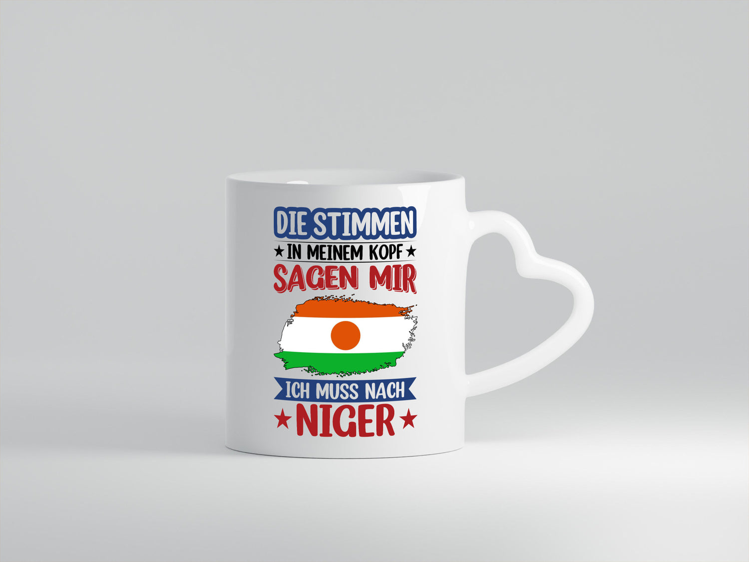 Niger | Urlaub Stimmen in meinem Kopf Traumland Humor Geschenkidee Tasse