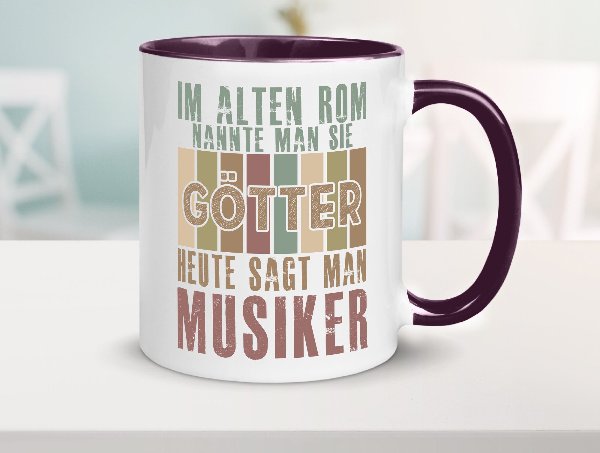 Heute sagt man: Musiker | Musik Musikant Humor Geschenkidee Tasse