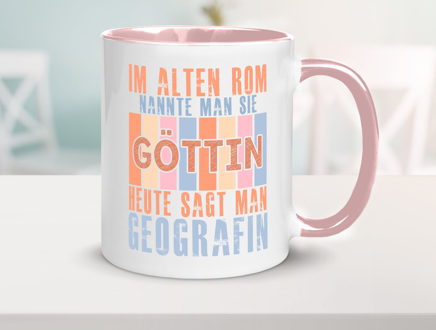 Heute sagt man: Geografin | Geografie lustig Humor Geschenkidee Geschenk Tasse