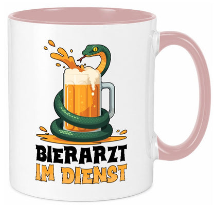 Bierarzt im Dienst | Tierarzt Arzt Geschenk Tierliebhaber Humor lustiger Spruch Tasse