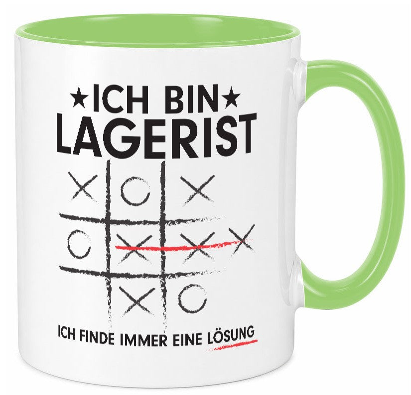 Löse Probleme: Lagerist | Lageristen Lager Arbeiter lustiger Spruch Geschenk Tasse