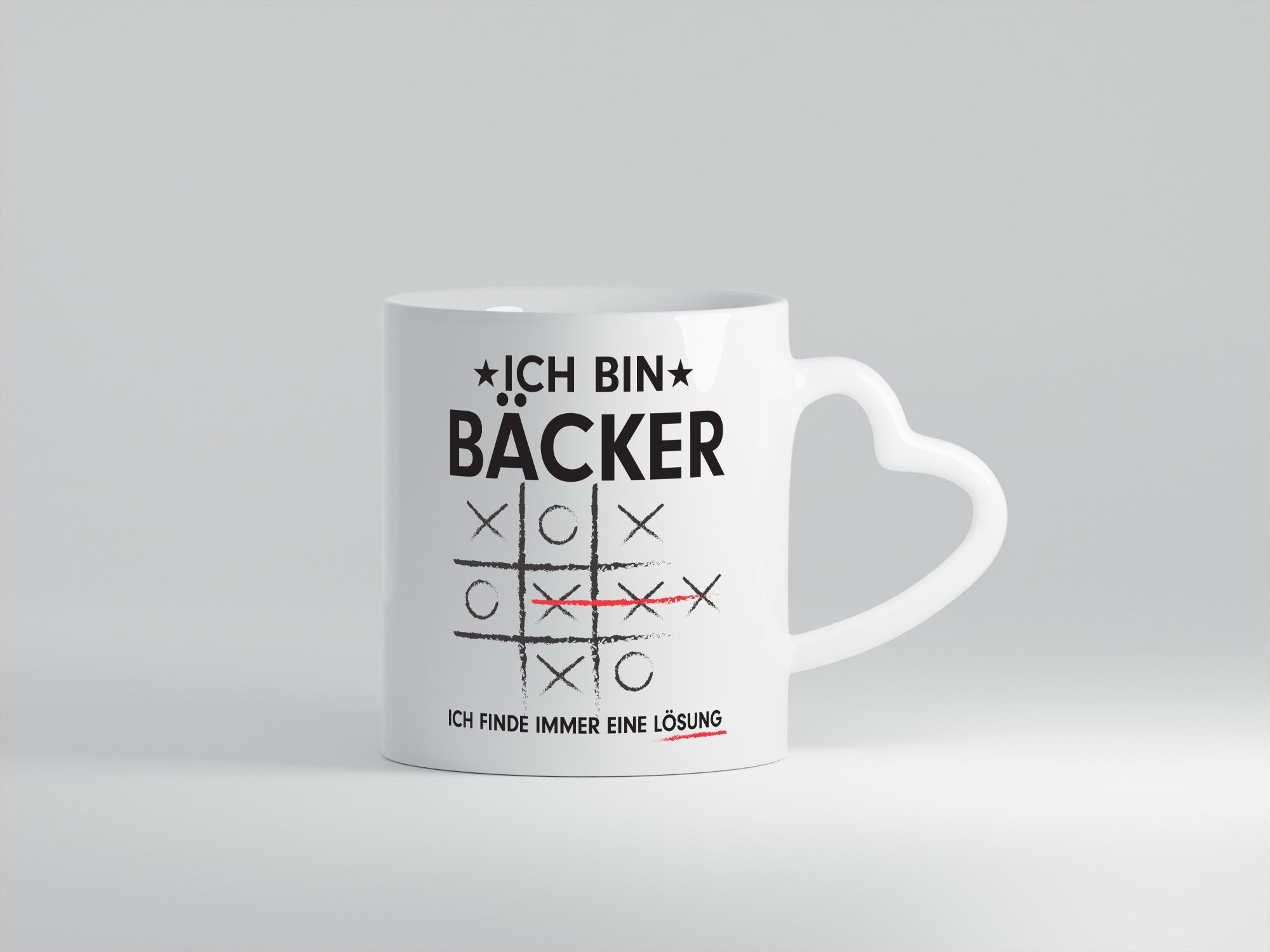 Lösung Finden: Bäcker | Bäckerei Backen Humor Geschenkidee Tasse