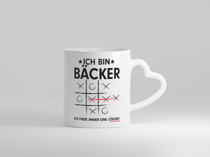 Lösung Finden: Bäcker | Bäckerei Backen Humor Geschenkidee Tasse