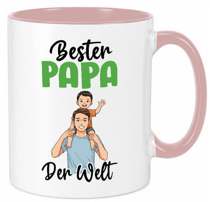 Bester Papa | Vatertag Daddy Familie lustiger Spruch Geschenk Geschenkidee Tasse