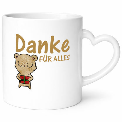 Danke für Alles | Dankeschön Spruch Bär Mitbringsel Geschenk Humor Geschenkidee