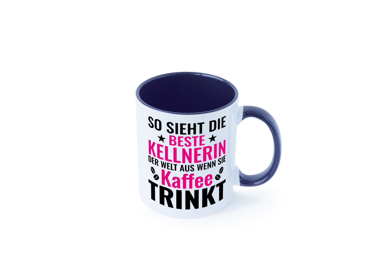 Kaffee trinkt: Kellnerin | Beruf kellnern Bedienung Humor Arbeit Kollegen Büro