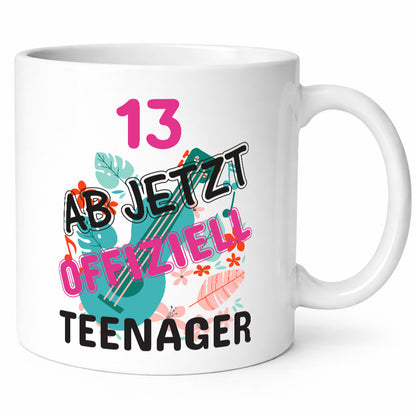 13. Geburtstag | Mädchen Tasse Teenager Spruch Geschenkidee Humor
