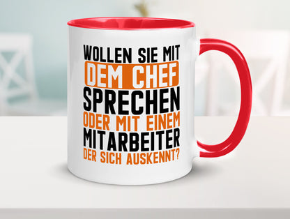 Wollen sie mit dem Chef Sprechen | Mitarbeiter Humor Arbeit Kollegen Büro
