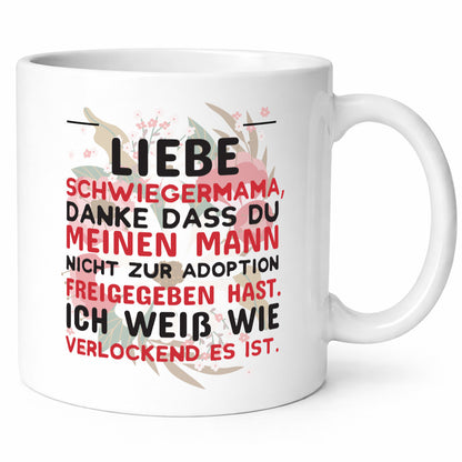 Liebe Schwiegermama | Spruch Tasse Ehemann Humor Geschenk Familie Geschenkidee