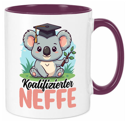 Koalifizierter Neffe | Familie Bruder Bester Onkel Geschenkidee Humor Tasse
