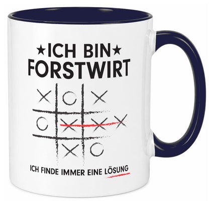 Lösung finden: Forstwirt | Waldarbeiter v2 Geschenkidee Arbeit Kollegen Büro