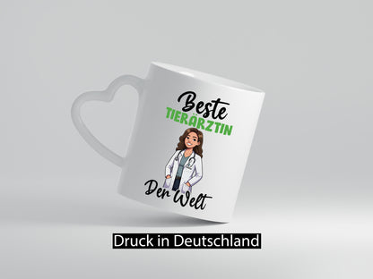 Beste Tierärztin | Mediziner Tiermedizin v2 Humor Tierliebhaber Geschenkidee