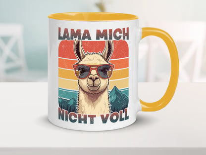 Lama mich nicht voll | Alpaka Kamel Retro lustig Humor Geschenkidee Geschenk