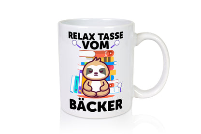 Relax Tasse: Bäcker | Bäckerei Backen Konditor lustig Humor Geschenkidee