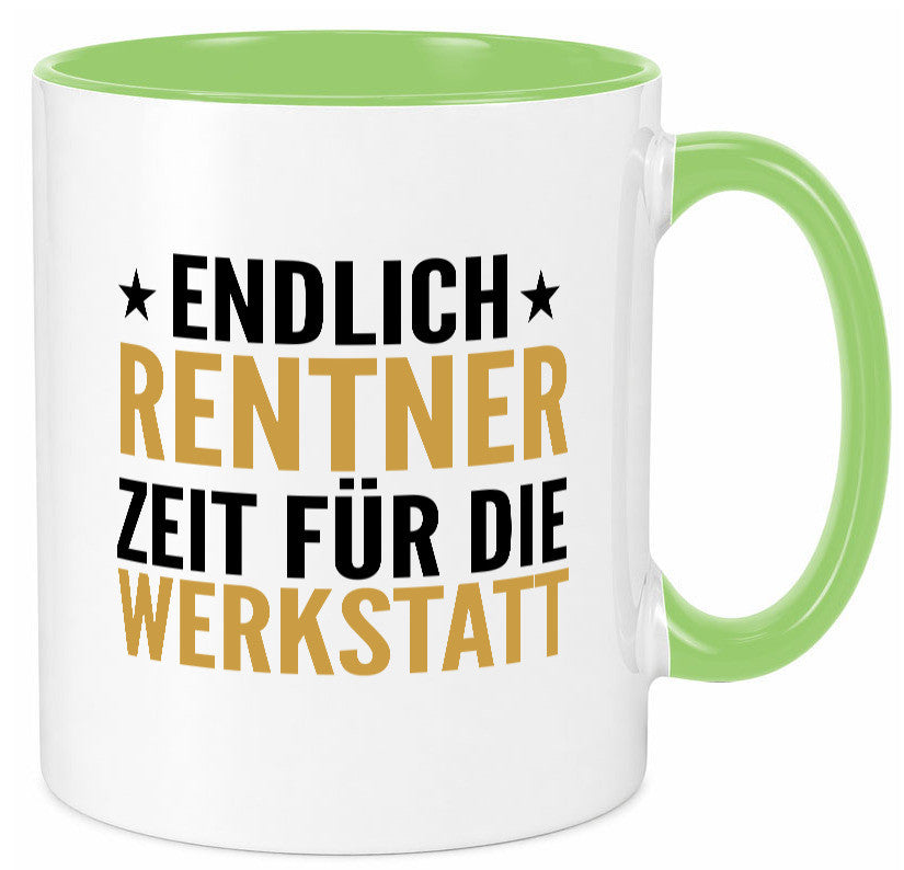 Rentner zeit für die Werkstatt | Ruhestand Handwerker v2 lustiger Spruch
