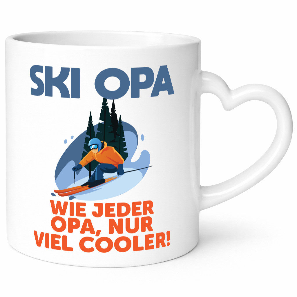 Ski Opa, normal, nur cooler | Skifahrer Bäume Schnee Geschenkidee Familie Humor