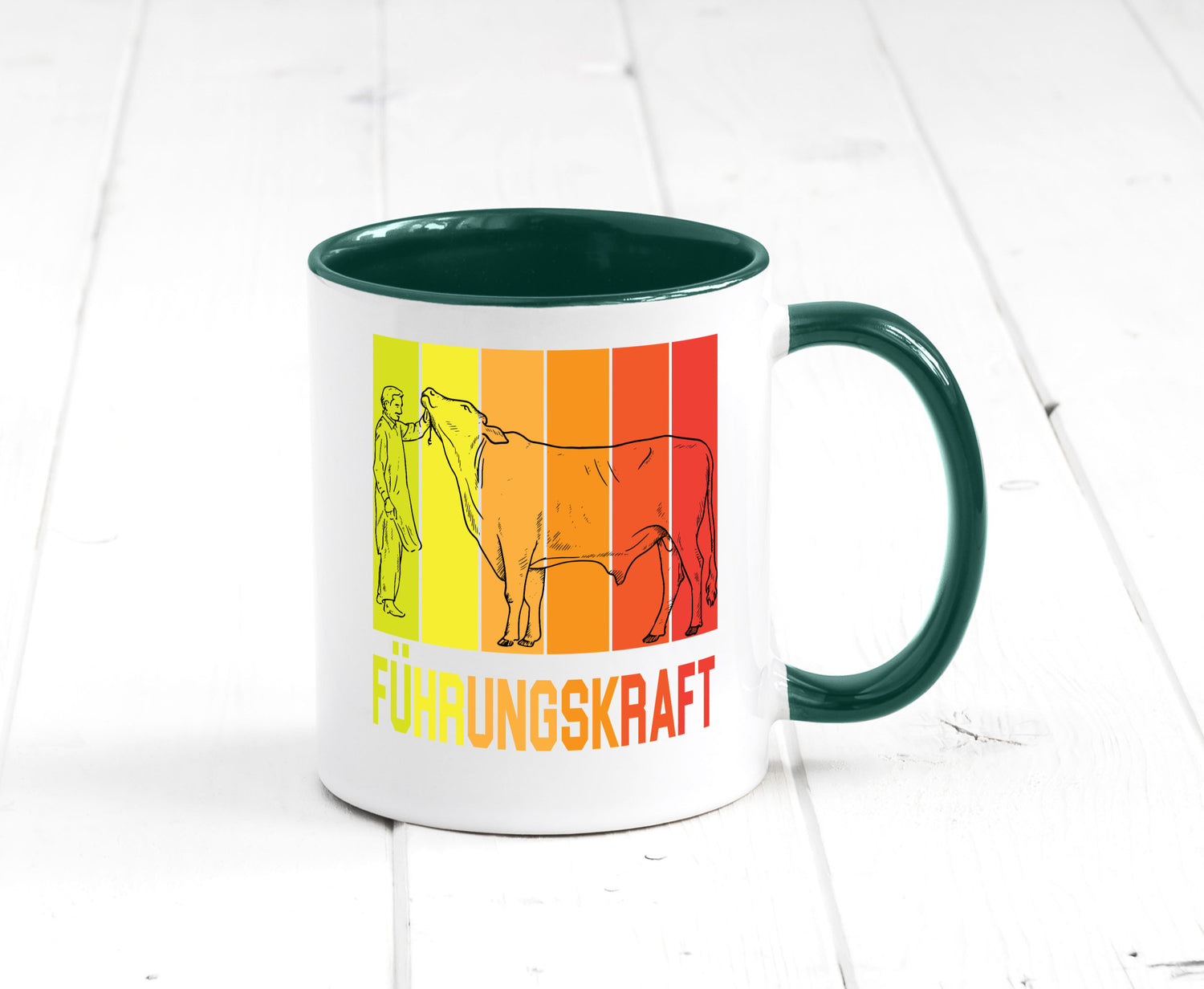 Führungskraft | Farmer Bauernhof lustig Humor Geschenkidee Geschenk Tasse