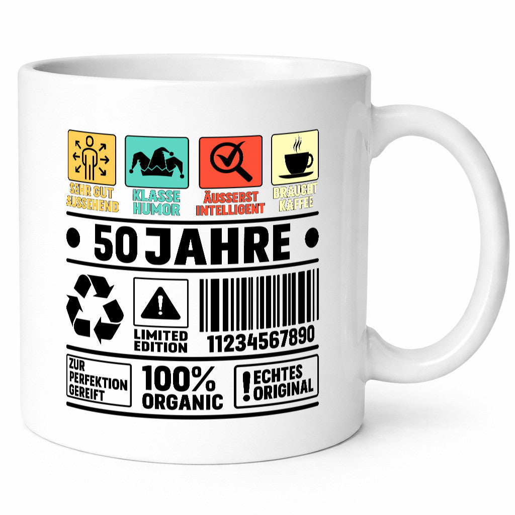 50. Geburtstag | 50 Jahre Humor Limited Edition Geschenk Geschenkidee lustiger