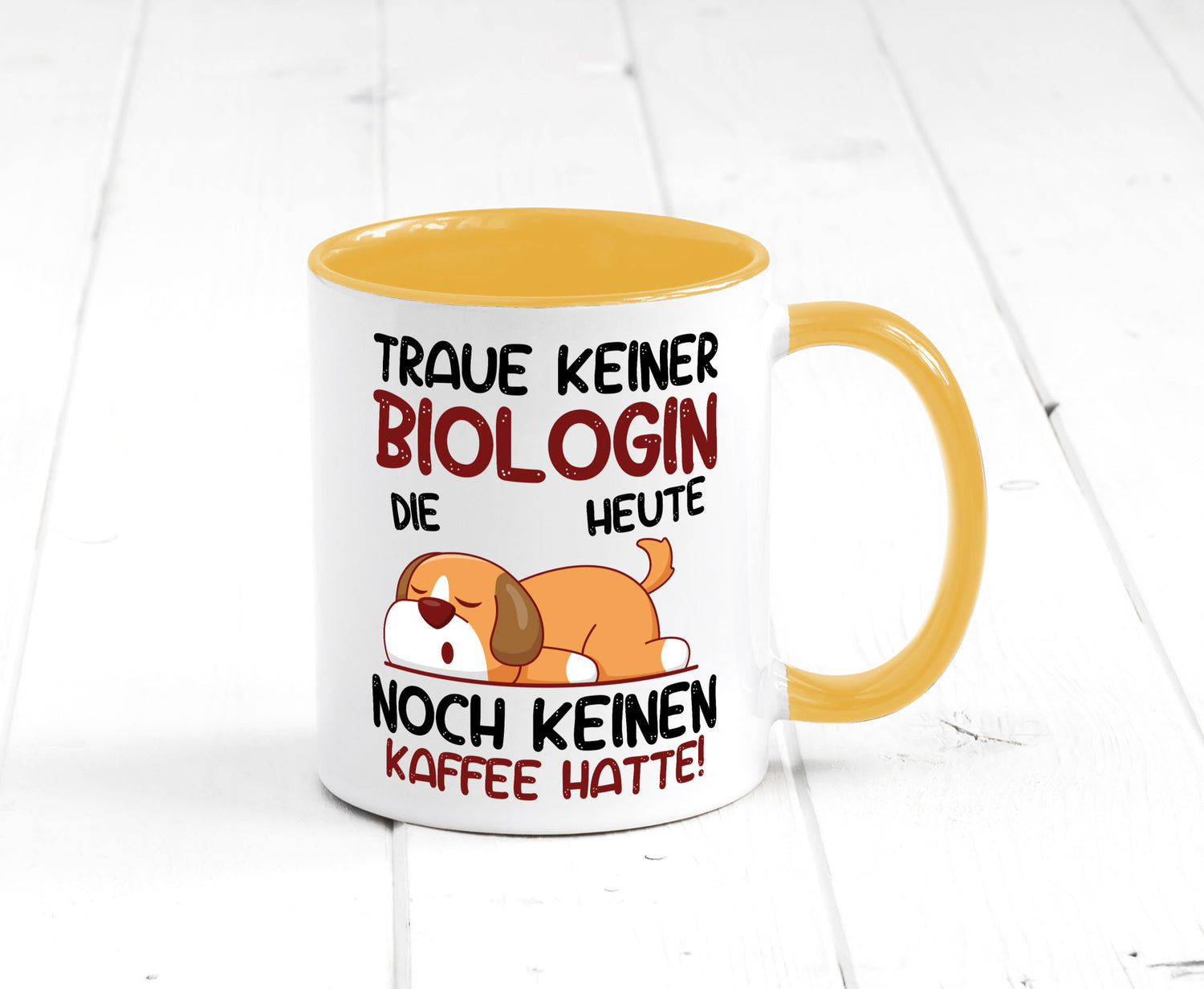 Traue keiner Biologin | Biologie Naturforscherin Geschenkidee Humor Tasse