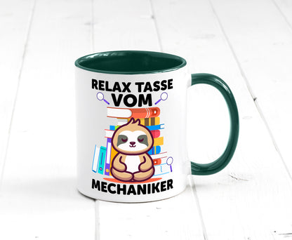 Relax Tasse: Mechaniker | KFZ Werkstatt lustig Humor Geschenkidee Geschenk Tasse