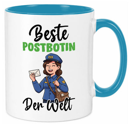 Beste Postbotin | Beruf Post Briefträger v2 lustig Arbeit Kollegen Büro