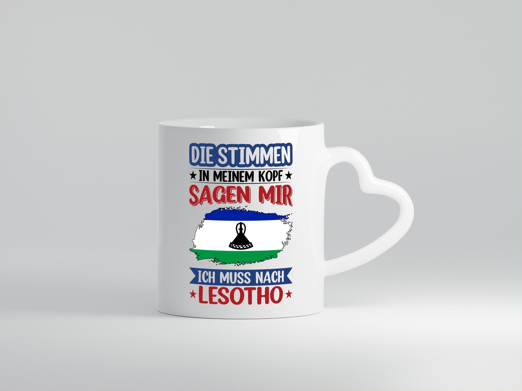 Lesotho | Urlaub Stimmen in meinem Kopf Traumland lustig Humor Geschenkidee